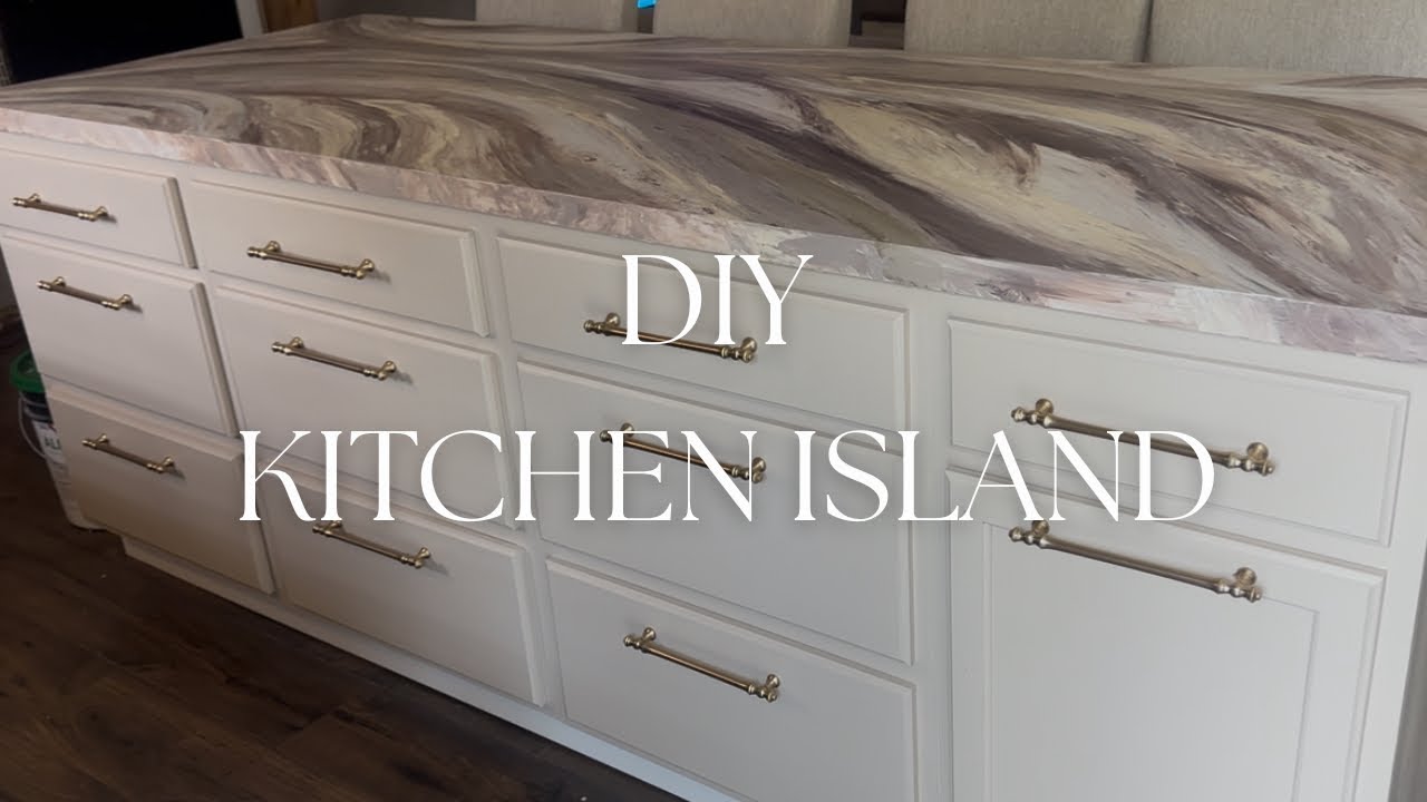 DIY KITCHEN ISLAND + COUNTERTOP