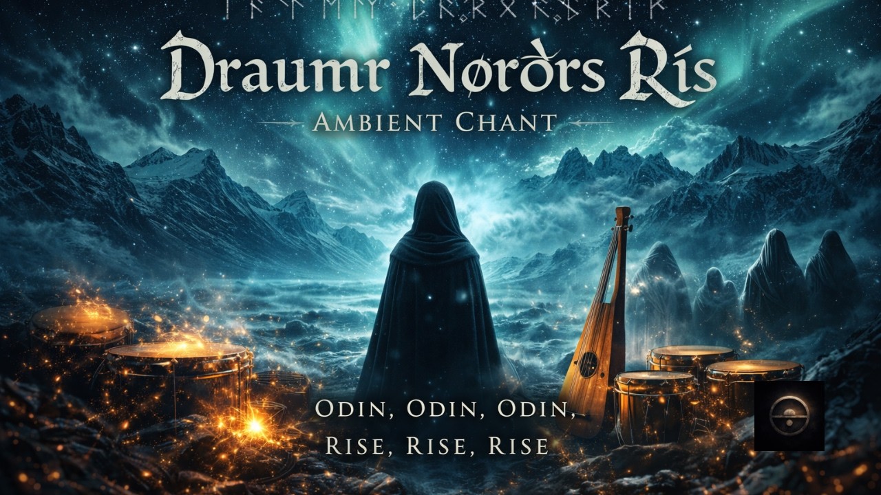 Nordic Ambient Chant | Odin Ritual Chant with Tagelharpa and War Drums | Draumr Norðrs Rís