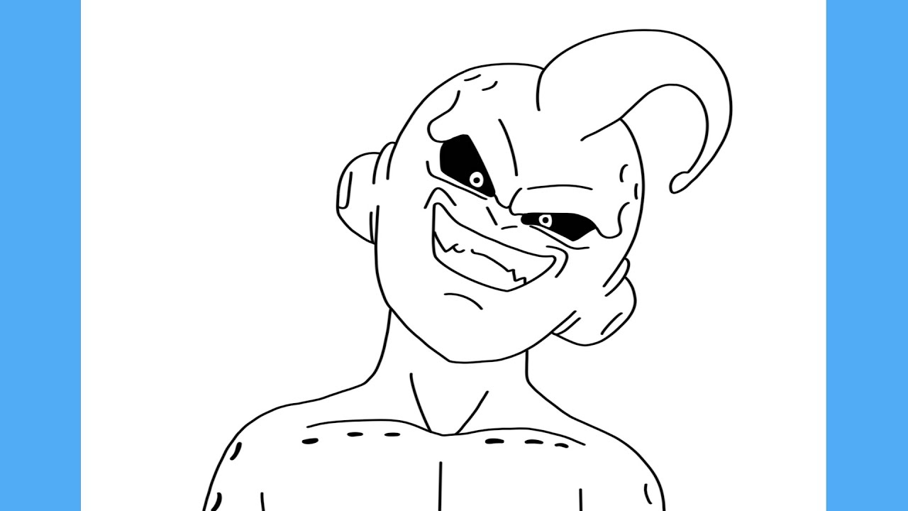 COMO DESENHAR O MAJIN BOO (KID BOO) - DRAGON BALL