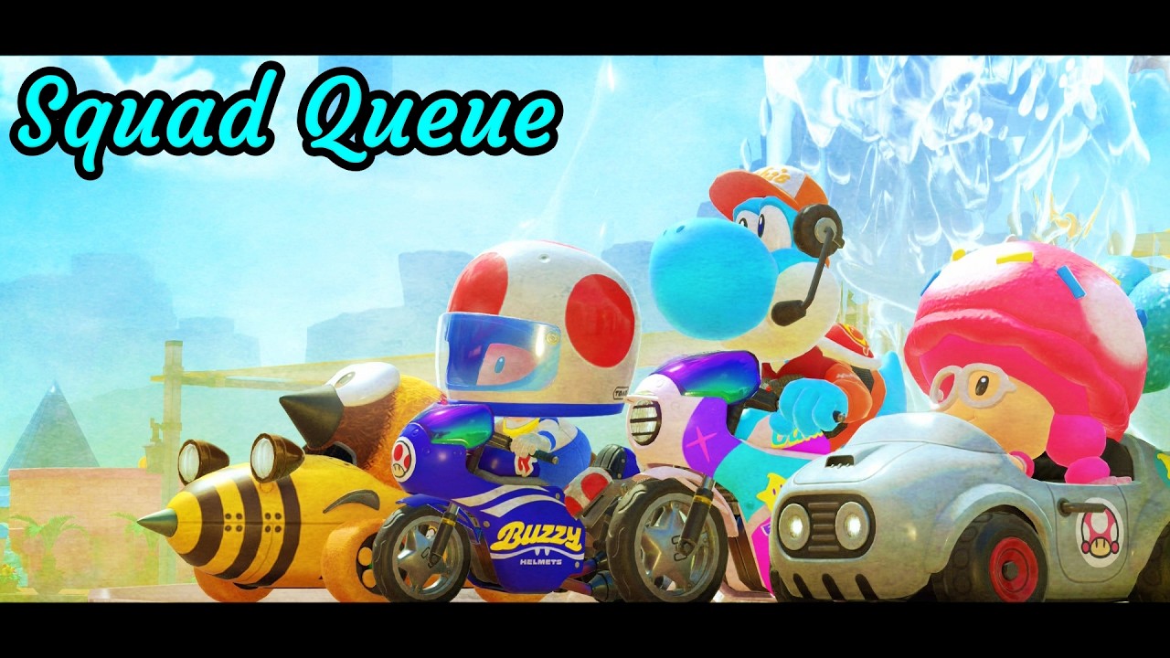 【Mario Kart World】 Squad Queue 3v3 (with みみずく Belzerg)