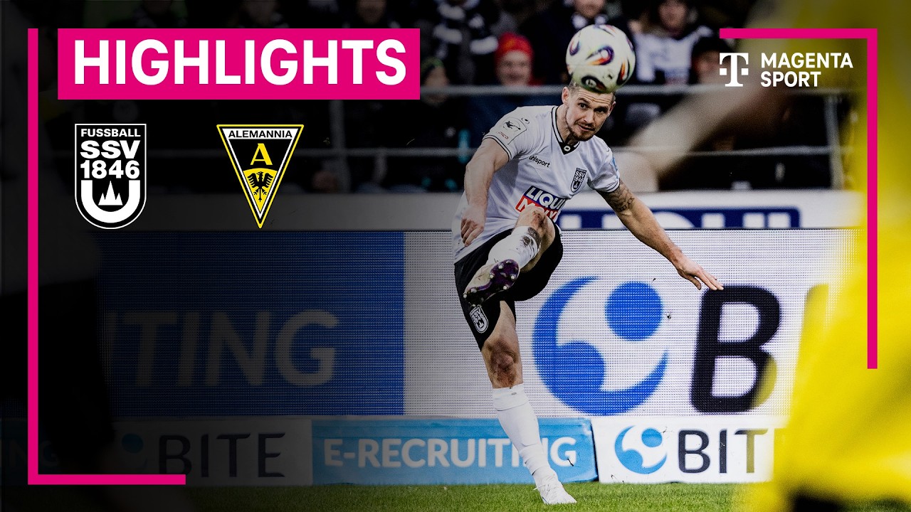 SSV Ulm 1846 - Alemannia Aachen | Highlights 3. Liga | MAGENTA SPORT
