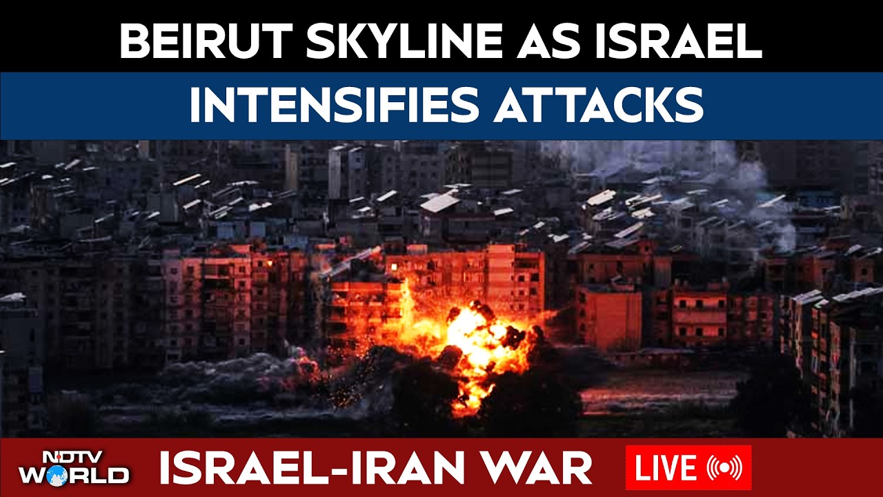 Live: Beirut Skyline As Israel Intensifies Attacks On Lebanon