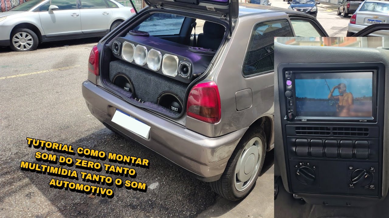 TUTORIAL COMO MONTAR SOM DO ZERO TANTO MULTIMÍDIA TANTO O SOM AUTOMOTIVO 