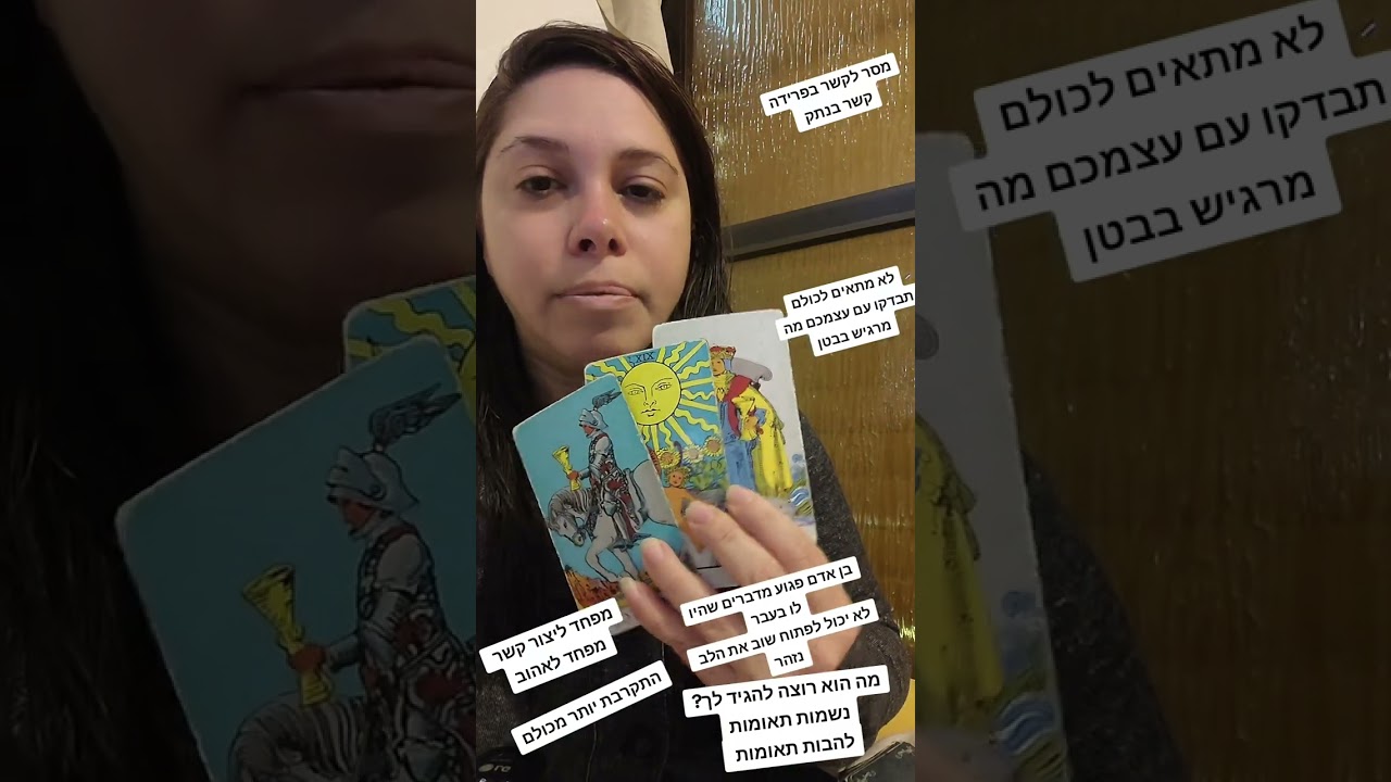 מה הוא רוצה להגיד לך? פתיחה לקשר בנתק / פרידה