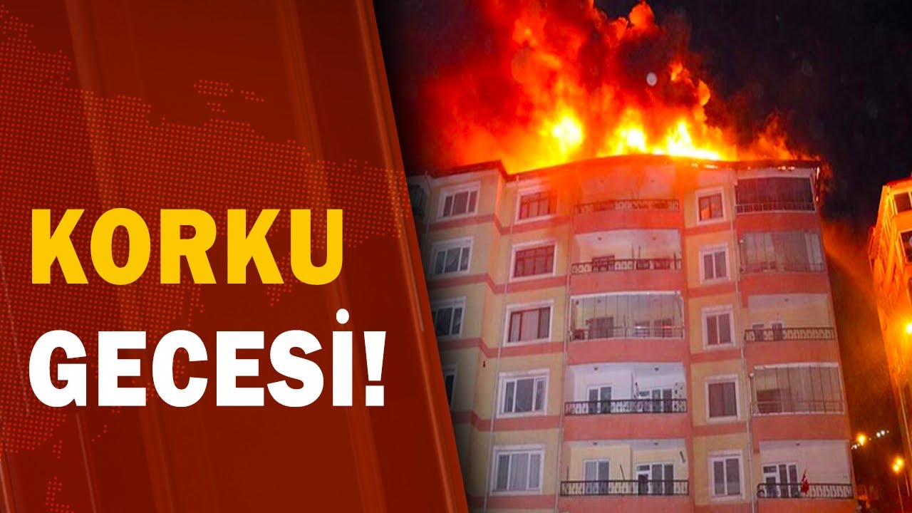 Yozgat'ta Korkutan Yangın! Alevler Binadan Binaya Sıçradı Vatandaşlar Sinir Krizi Geçirdi! / A Haber