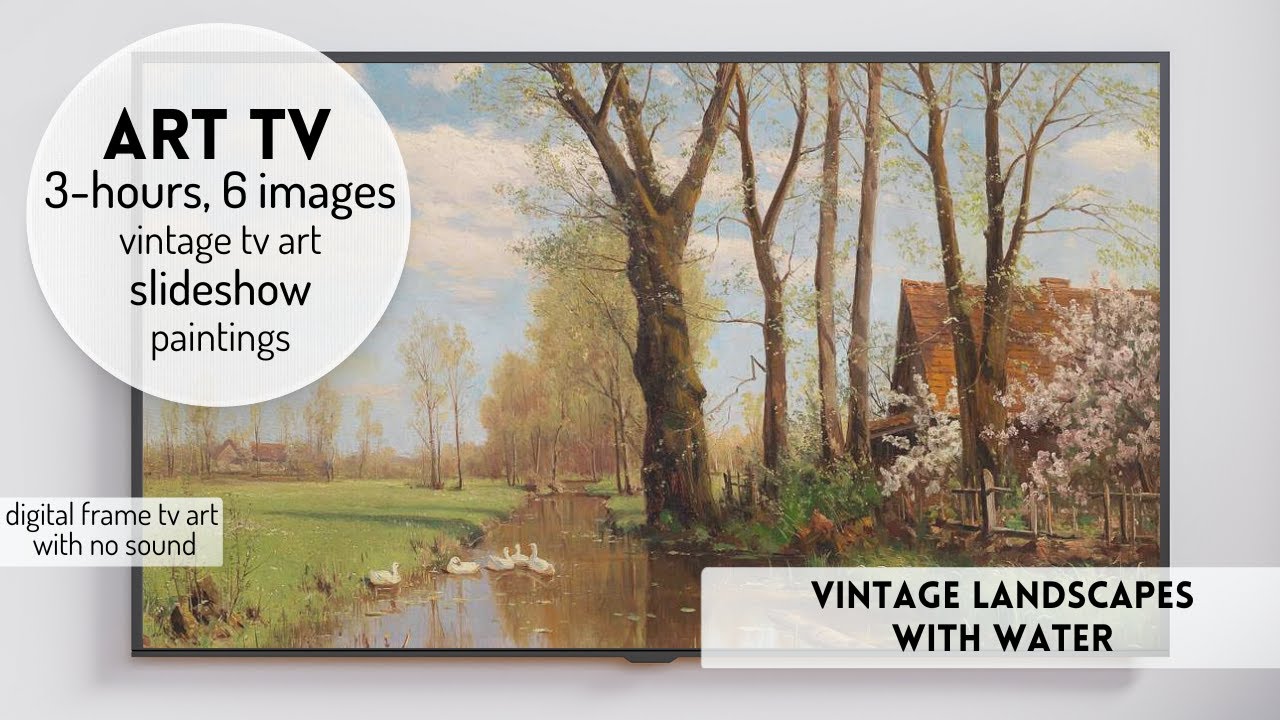 Vintage Landscapes | Vintage Art TV Turn Your TV Into Art | 3 Hrs HD Paintings Frame TV Hack