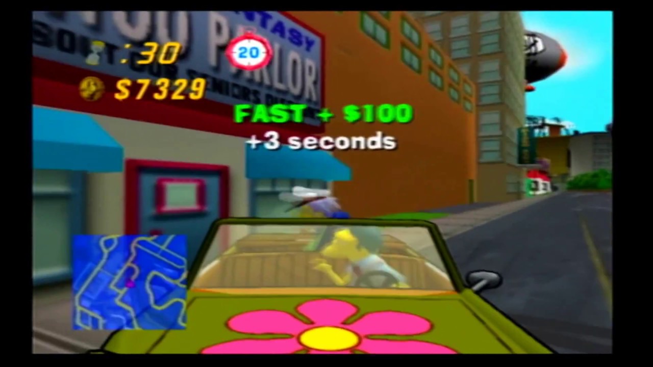 Марафон «Дорожная ярость Симпсонов» (PS2), часть 2