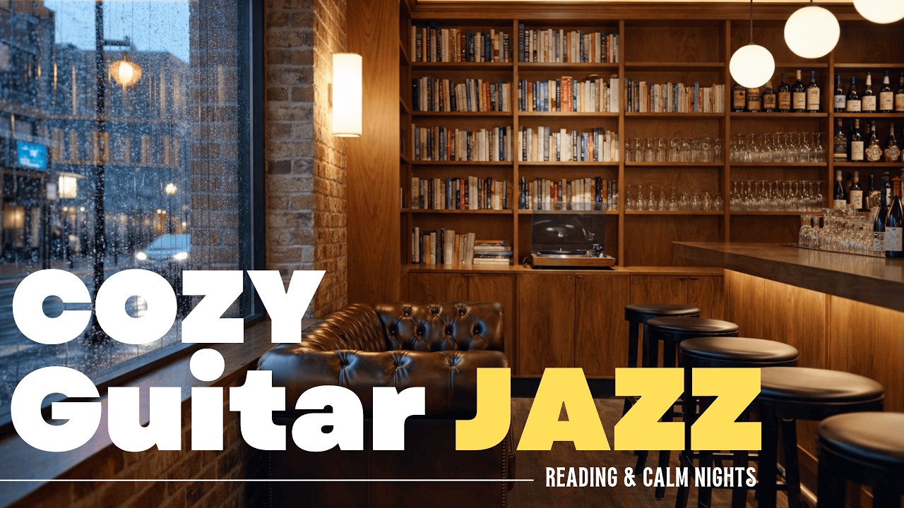 Cozy Guitar Jazz 📚 Background Music for Deep Focus, Reading & Calm Nights