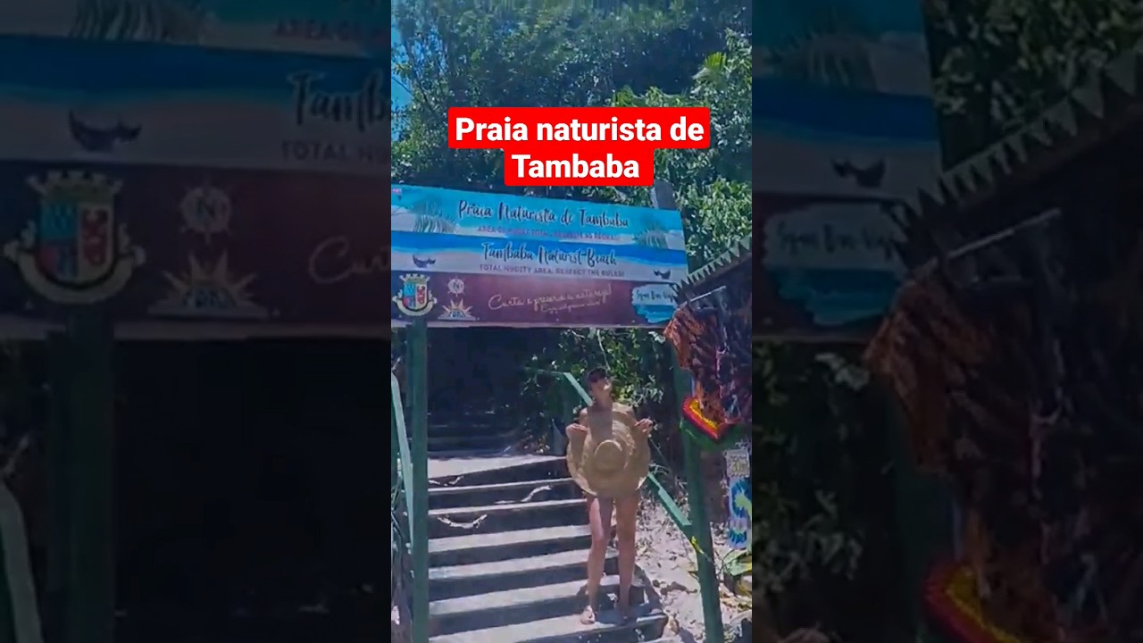 Praia Naturista de Tambaba na Para&iacute;ba #shorts