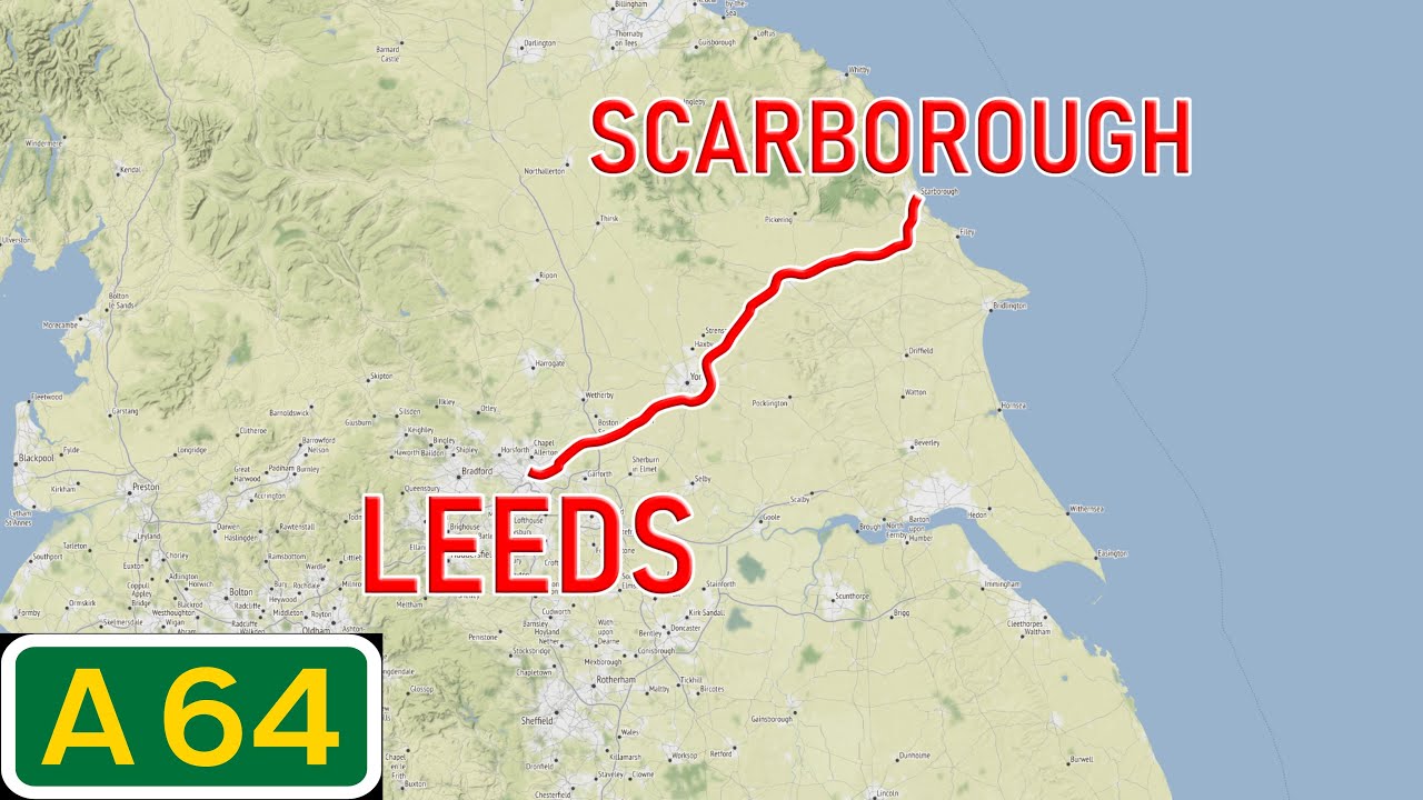 England Road Tours - A64 Scarborough to Leeds