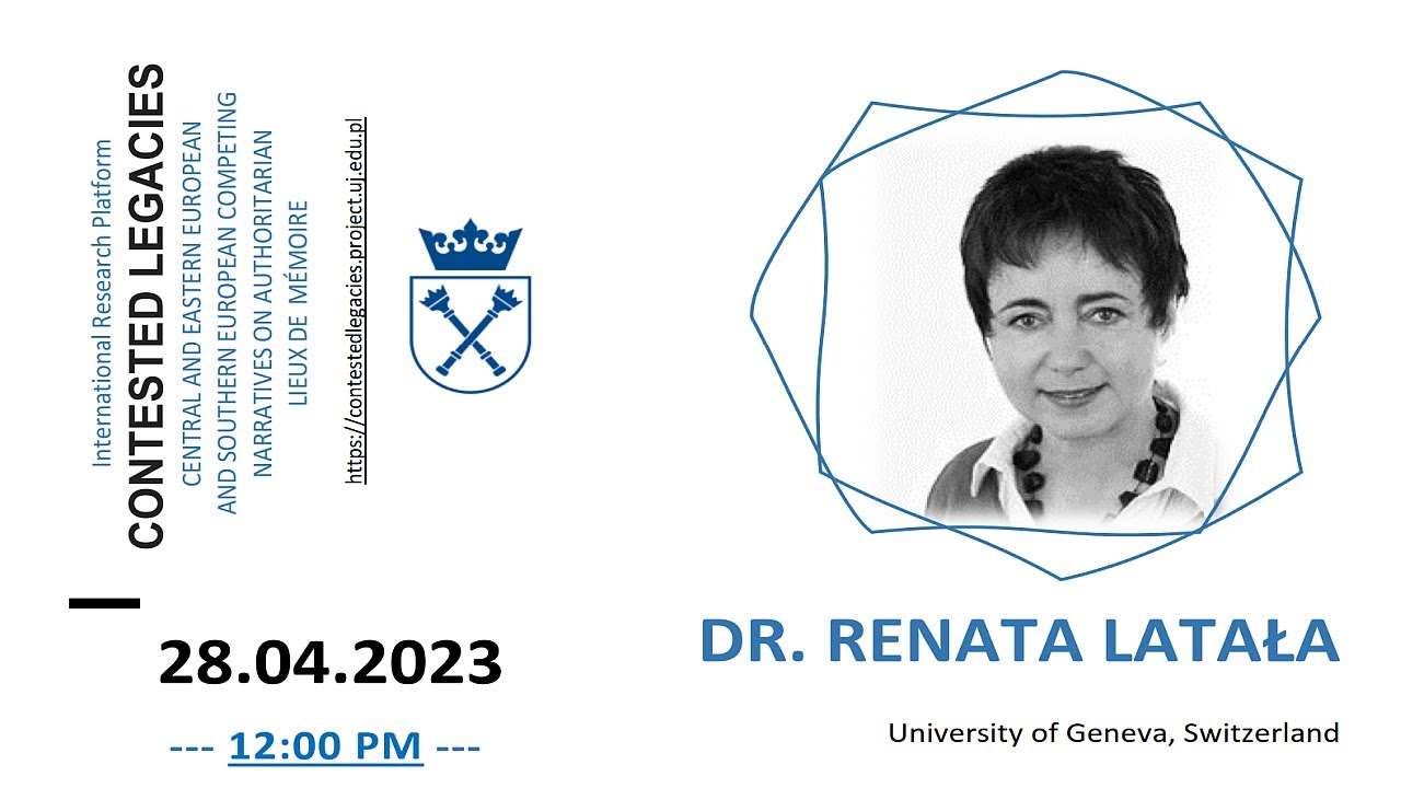 DR. RENATA LATAŁA - VICHY. A “BROKEN” MEMORY OF AN AMBIGUOUS PAST