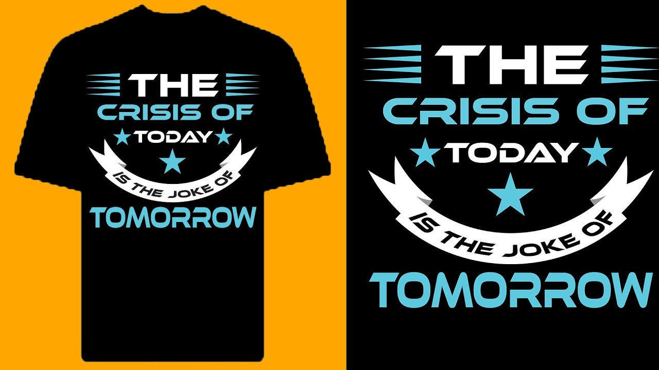 Typography Custom T Shirt Design in Illustrator Bangla2023