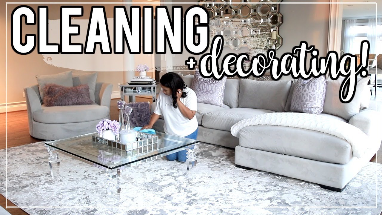 Spring 2020 Clean and Decorate With Me | Living Room Deep Clean | Cleaning Motivation!