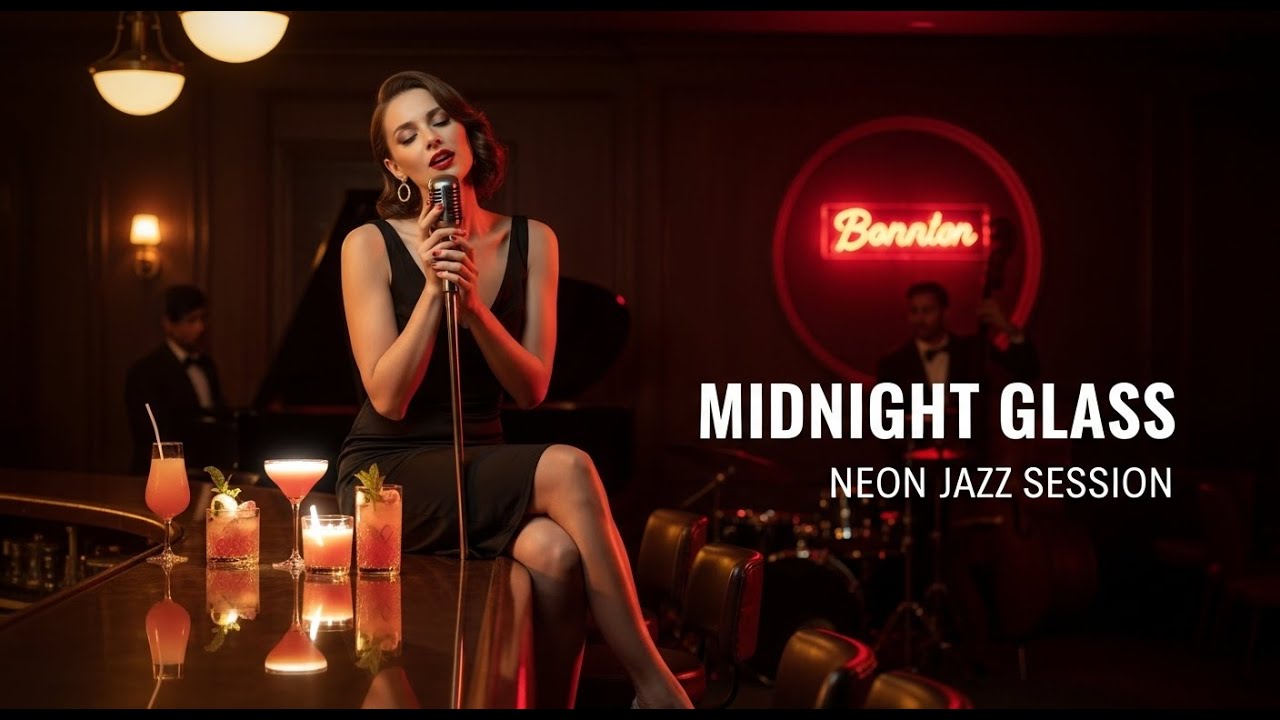 MIDNIGHT GLASS — NEON JAZZ  | Intimate Jazz Bar Session