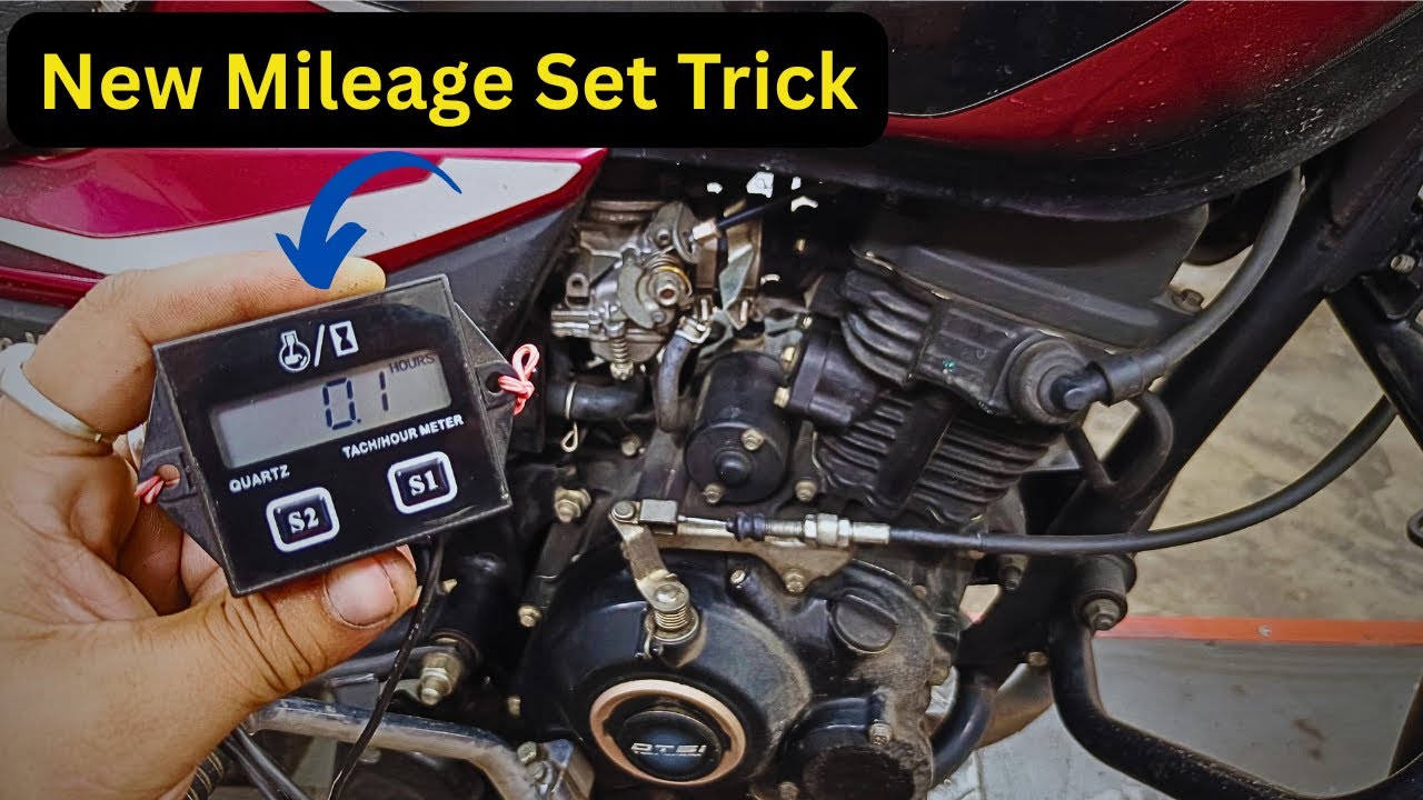Mileage Set Trick 🔥 with Digital RPM Meter