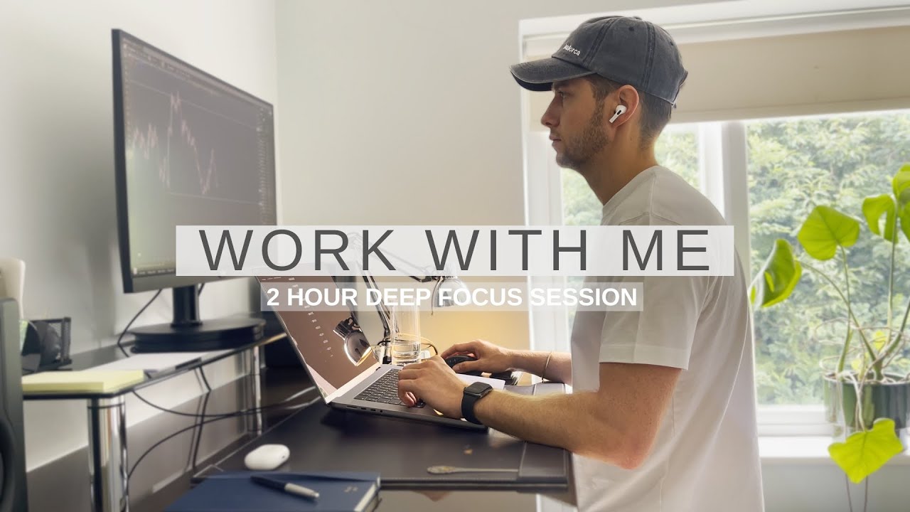 Work With Me | 2hr Deep Focus Session with Tailored Lo-Fi Productivity Music | 1hr/10min/1hr