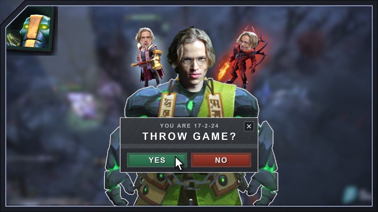 When Topson Is On The Brink Of Throwing The Game (Earth Spirit Full Game)