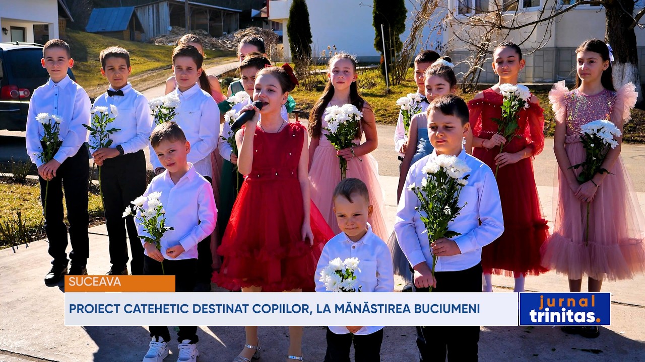 Proiect catehetic destinat copiilor, la Mănăstirea Buciumeni