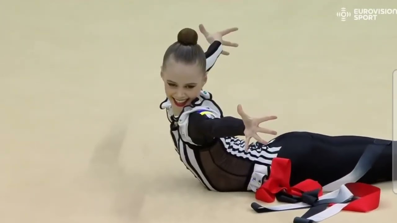 2024 Rhythmic Gymnastics European Championships QF Set A Clubs and Ribbon [Eurovision Sport]