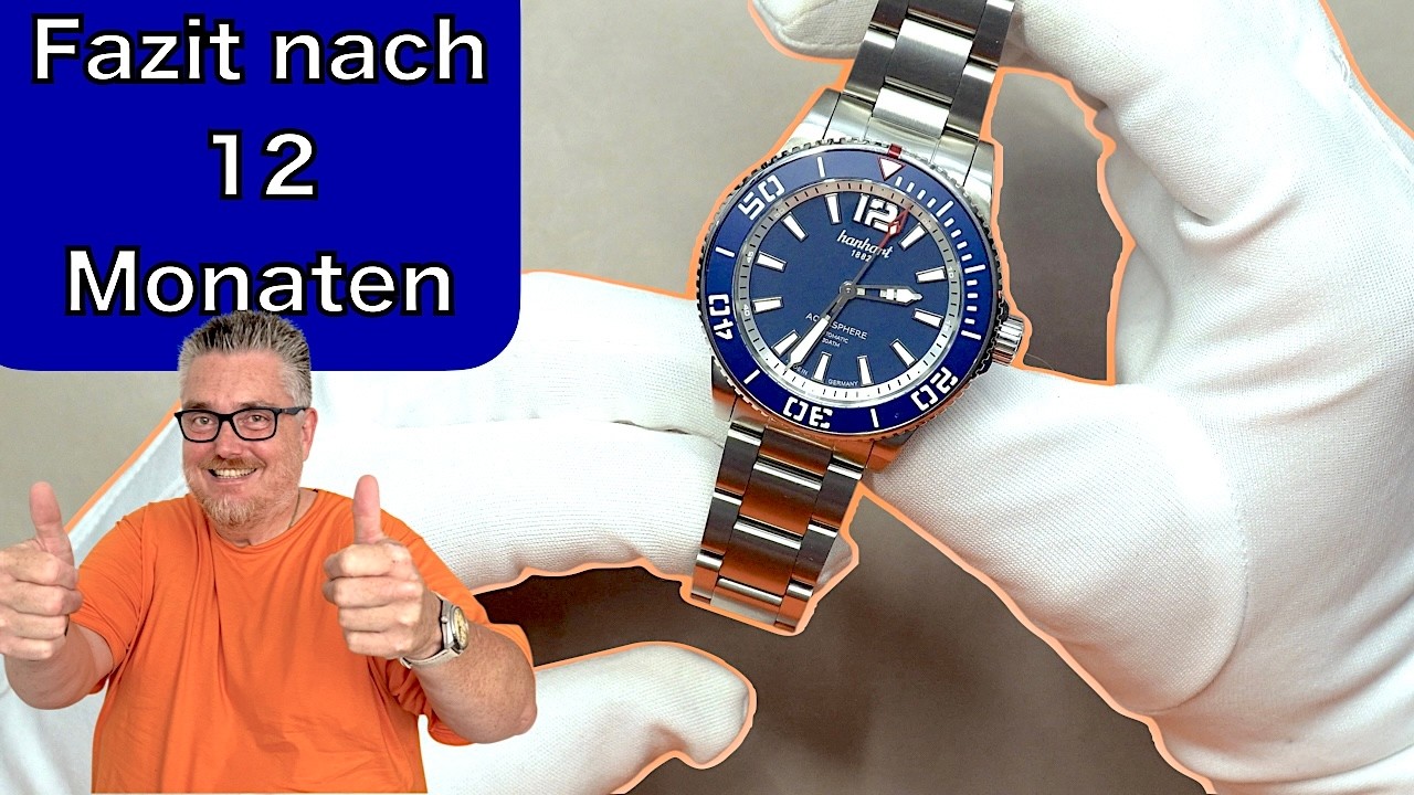 Kleine Probleme, immer noch top: Hanhart Aquasphere Free Fall Blue