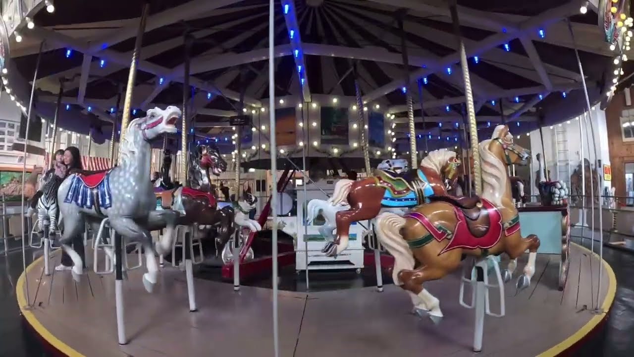 A non POV at the Merry Go Round Museum Carousel and Wurlitzer 105 playing “In a little Spanish town”