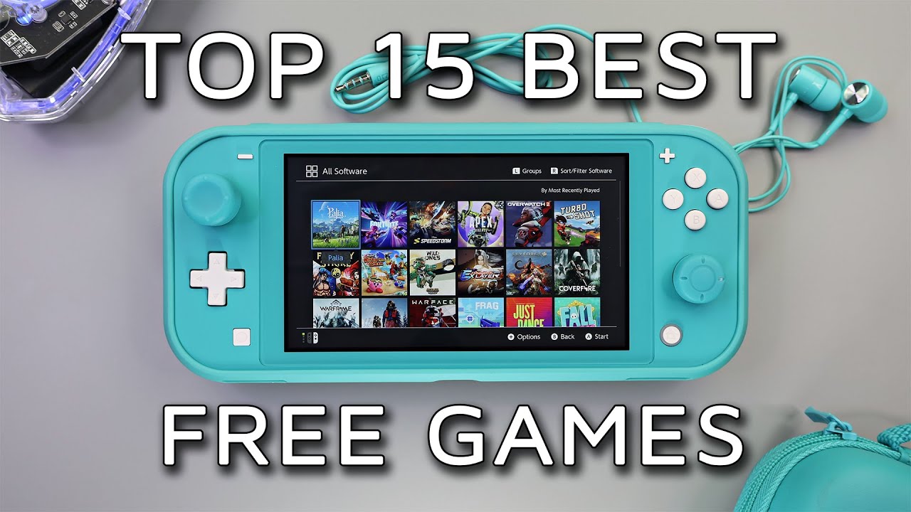 TOP 15 Free Games - 2024 | Nintendo Switch Lite