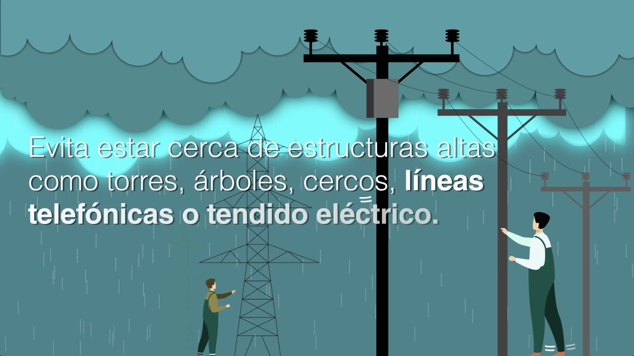 Recomendaciones si hay tormentas eléctricas