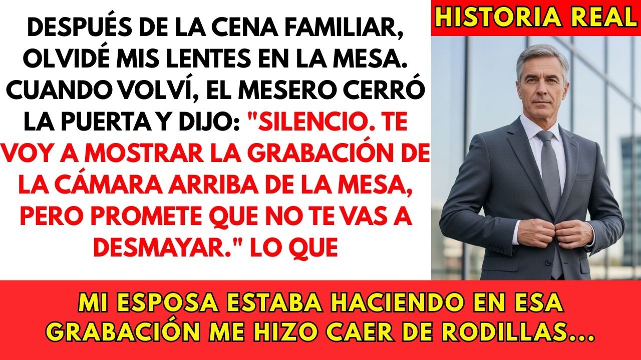 El Mesero Cerró La Puerta Cuando Salí Y Susurró   Deberías Ver Lo Que Tu Esposa Hizo