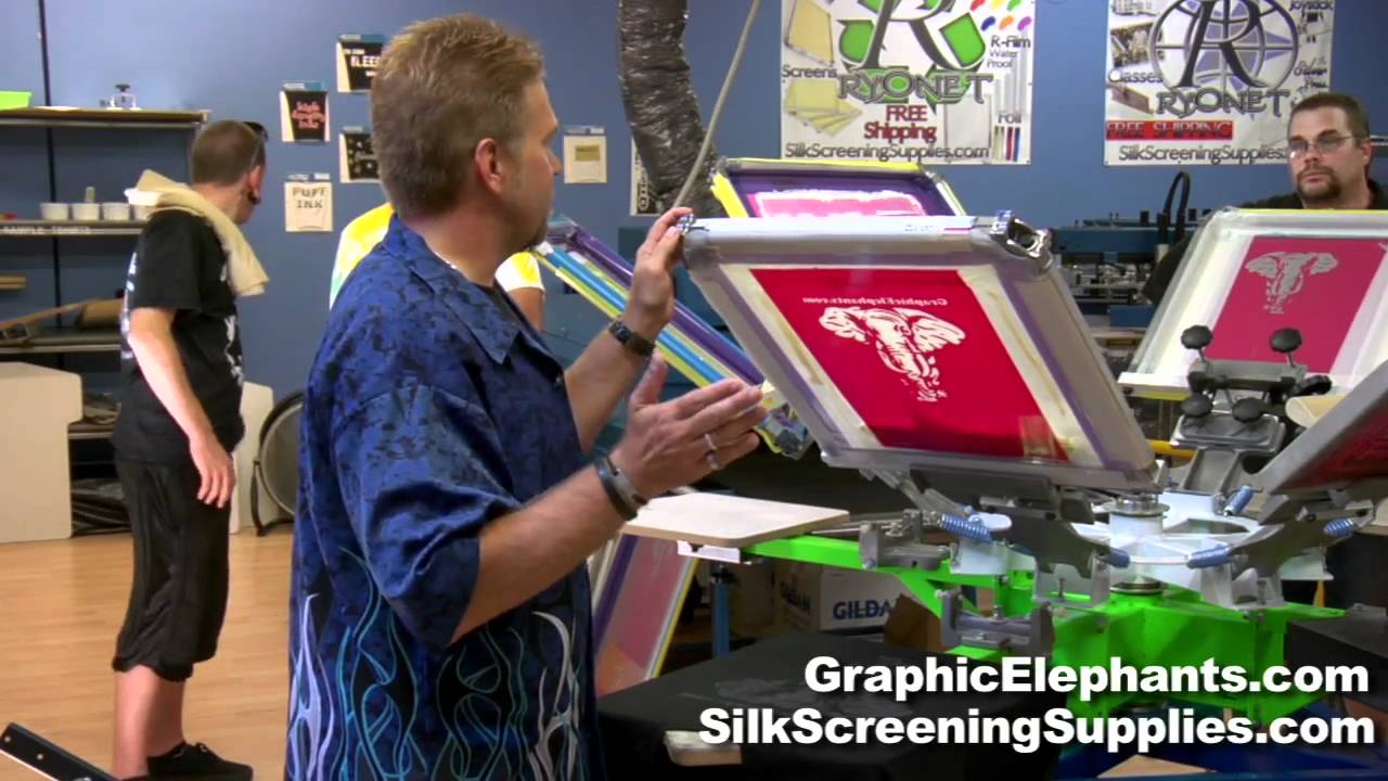 Graphic Elephants Screen Printing Gel Gloss Special Effect