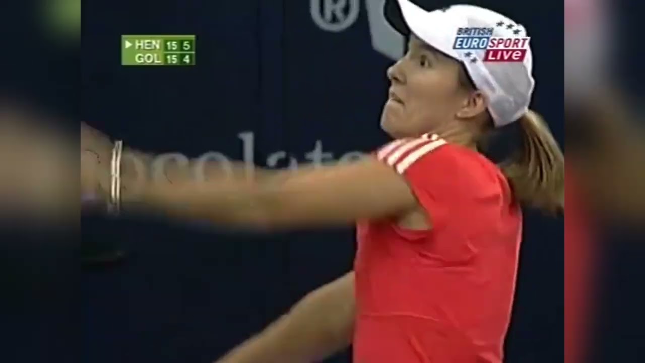 2007 Zurich Final - Justine Henin vs Tatiana Golovin Highlights