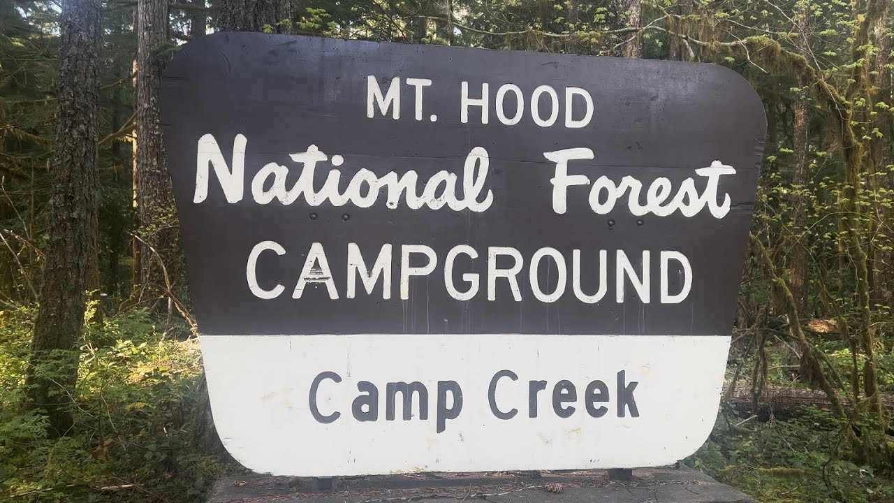 (4K UHD) REVIEWING EACH CAMPSITE @ Camp Creek Campground | Still Creek Trailhead | Mount Hood Oregon