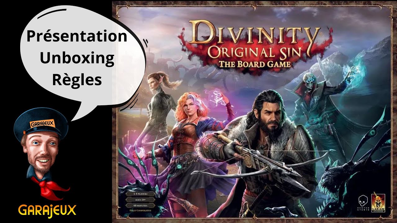 Divinity Original Sin The Boardgame - Présentation unboxing et règles