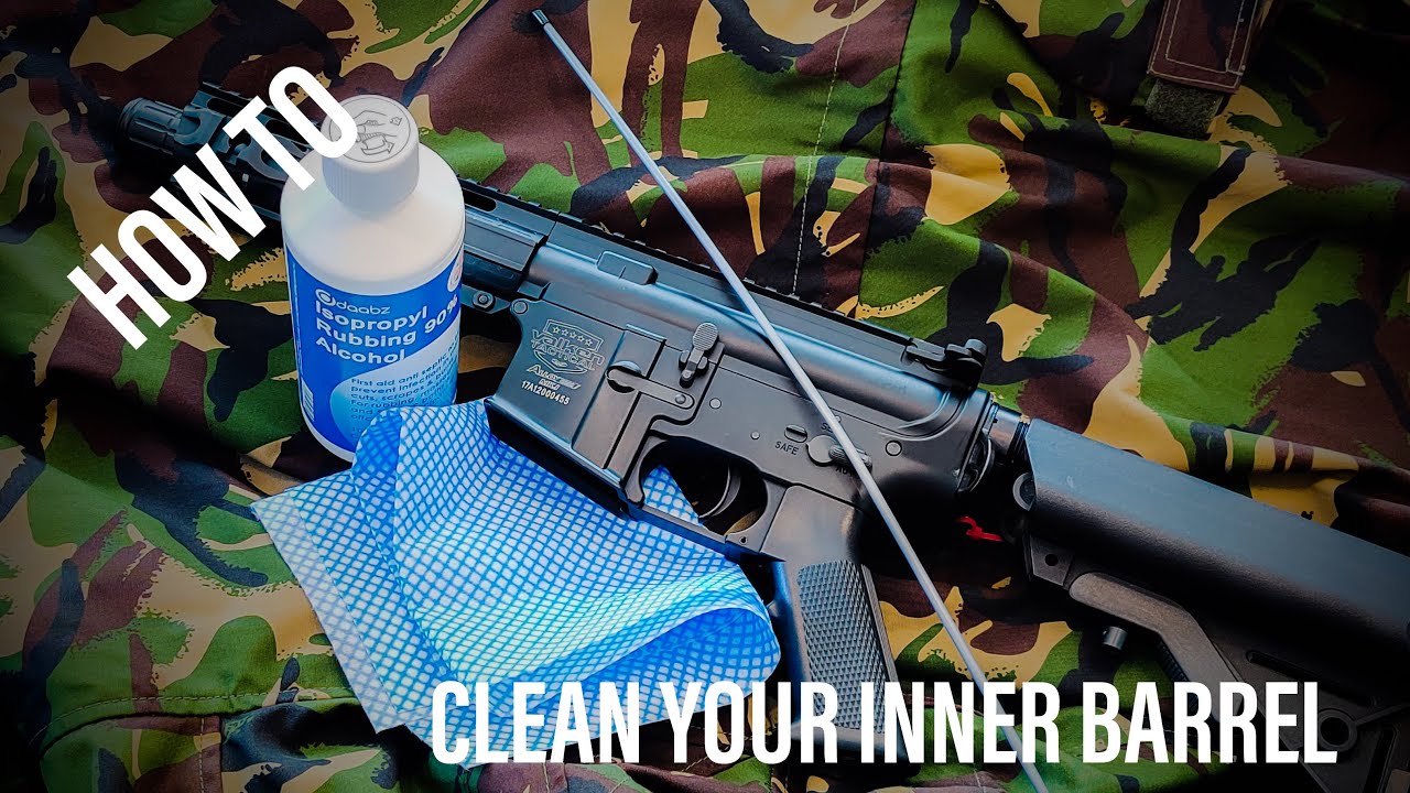 Airsoft AEG inner barrel cleaning. How to clean your Airsoft Replicas inner barrel.