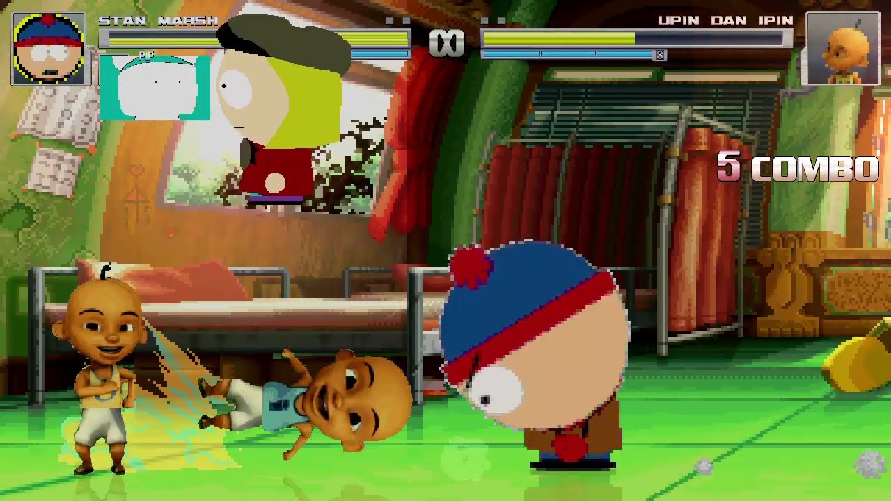 M.U.G.E.N: Stan Marsh & Pip Pirrup VS Upin dan ipin