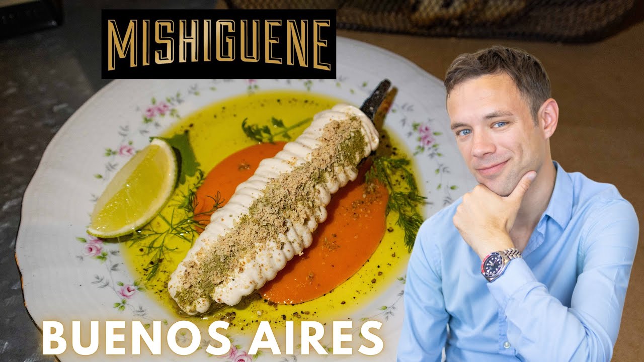 Eating a Tasting Menu at Mishiguene. Buenos Aires. One of the BEST Restaurants in Latin America