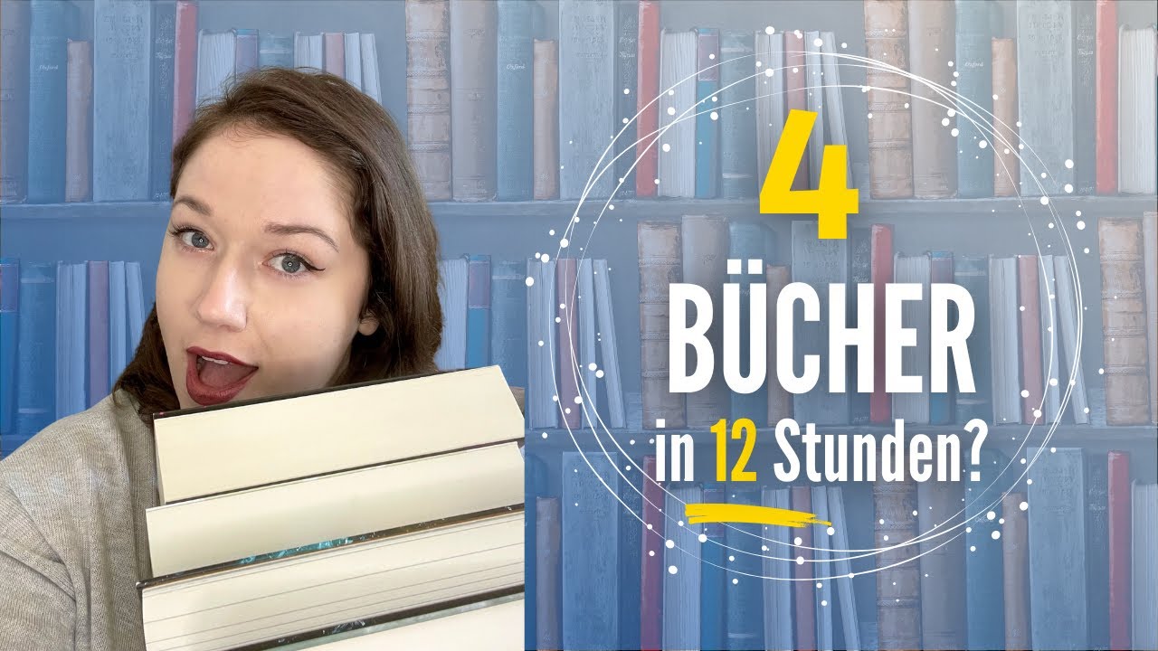Lesen bis zur Gehirnschmelze? 🤯 | 1200+ Seiten im 12 Stunden Lesemarathon – Lese-Vlog | Readathon#1