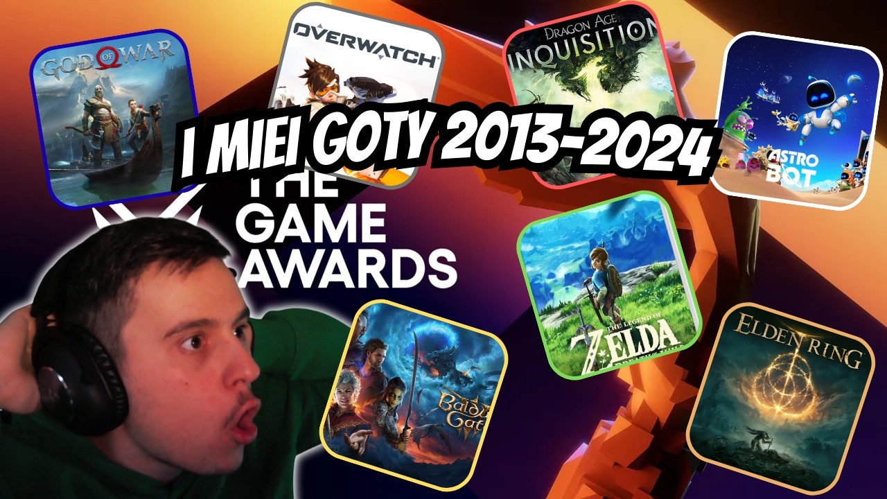 I MIEI GOTY DAL 2013 AL 2024!!!!! #gaming #goty #games #godofwar #giochi