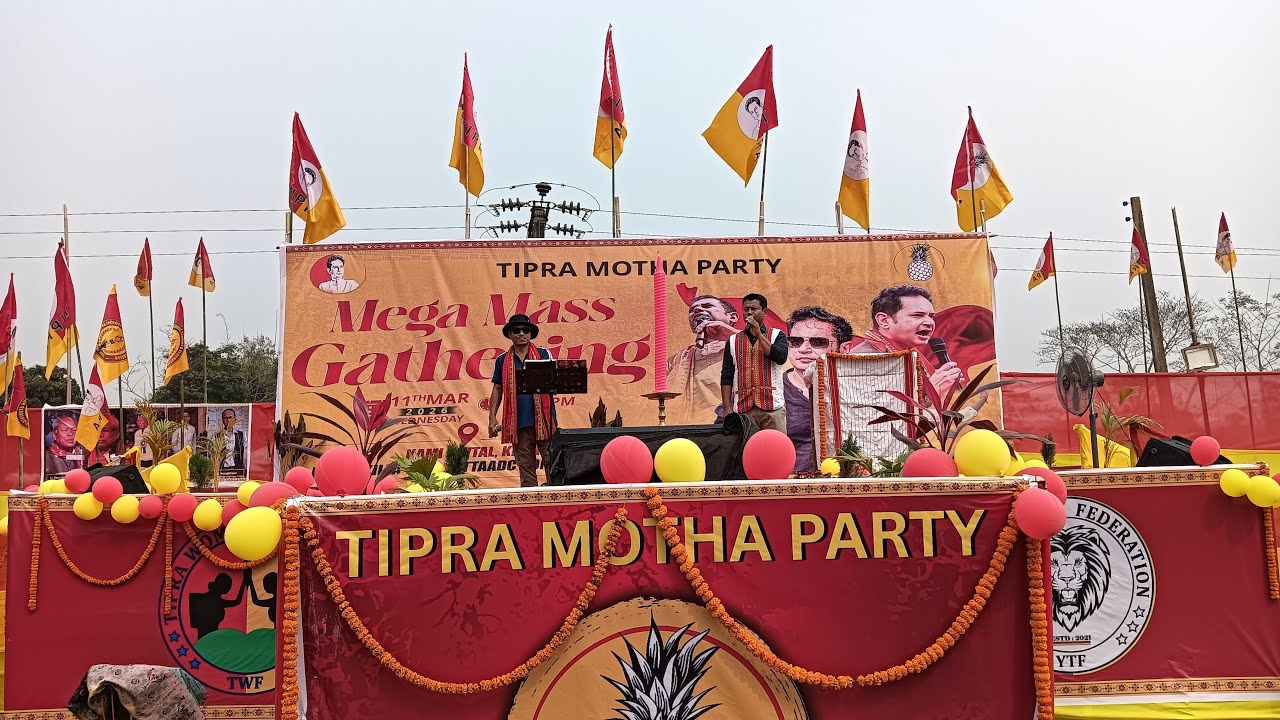 TTAADC CONSTITUENCY Bai Khobjak Killa Bagmao TiniTipra Motha Party Kotor Mass Gathering Khlaijak Kha
