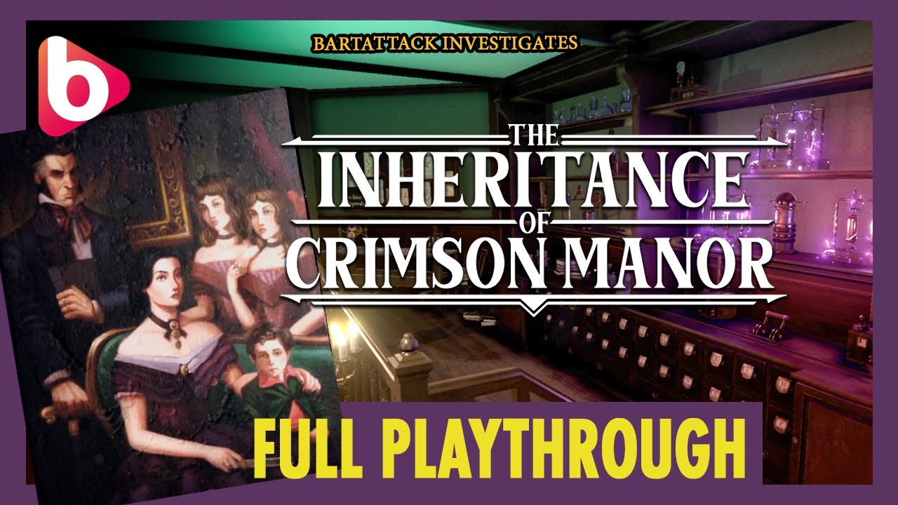 THE INHERITANCE OF CRIMSON MANOR | Full Playthrough | Explore a Mansion with a Dark Secret...