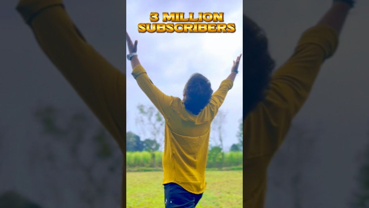 🙏🏻🥹3 million subscribers ❤️💯 #shorts #millionviews #youtube #viral