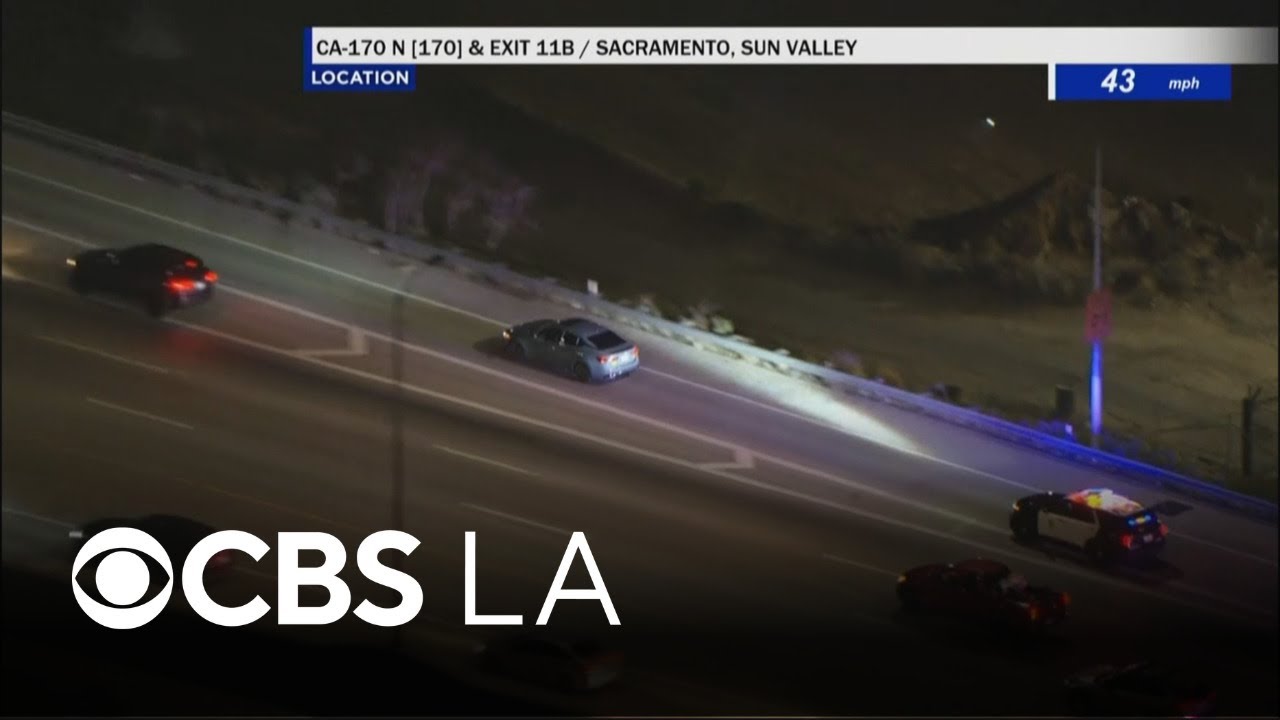 DUI driver leads police pursuit through San Fernando Valley and Ventura County
