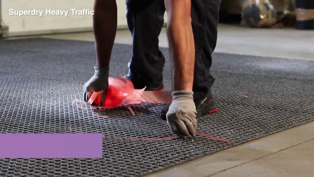 How to Install Forklift Matting | Superdry Heavy Traffic