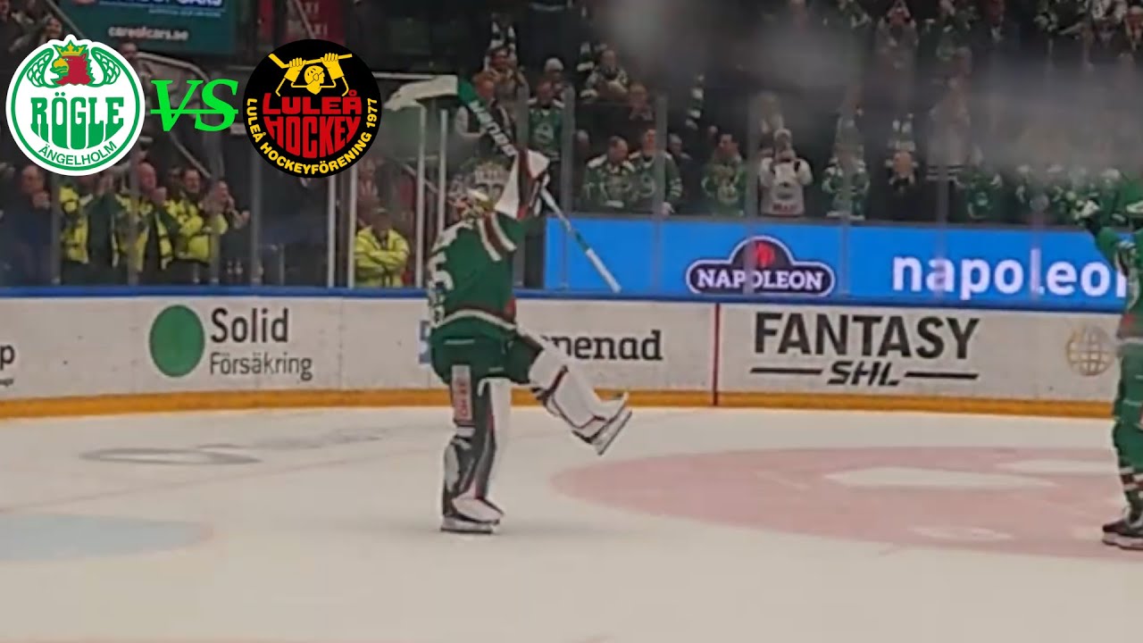 Vi straffar Luleå i SHL: Rögle BK VS Luleå HF, Mål och Hilights
