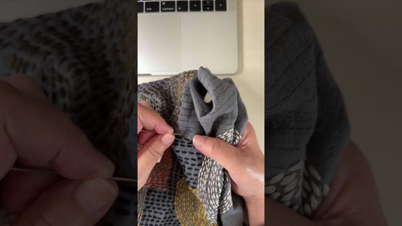 Slow Stitch Diaries vol.24 ｜Meditation ZEN embroidery live archive ｜ Non verbal,Non chat