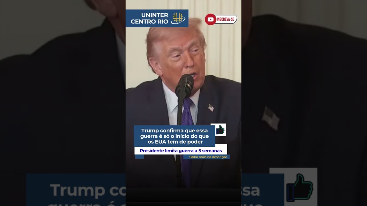 Trump: Previmos at&eacute; cinco semanas de guerra, mas podemos ir al&eacute;m
