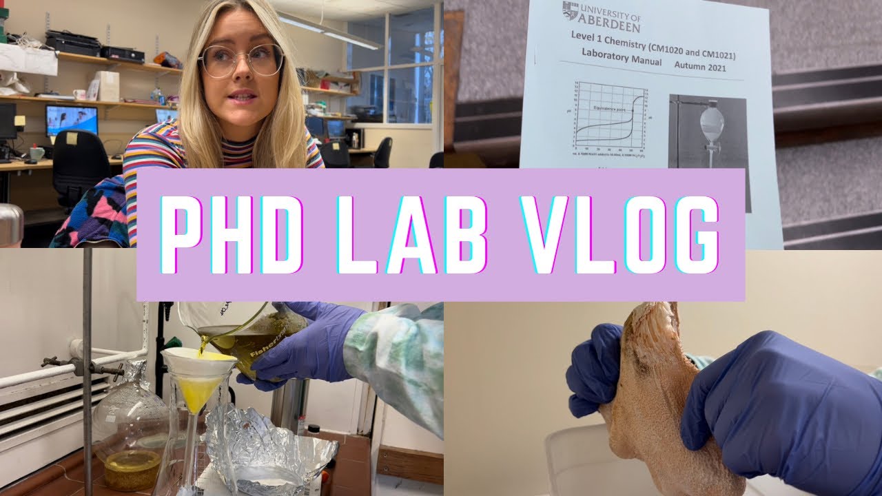 LAB VLOG: ещё одна неделя из жизни аспиранта-химика | Моя докторская степень и я