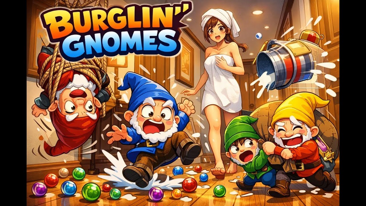*Where Ever I May Gnome* | Wildcard Wednesday: Burglin' Gnomes