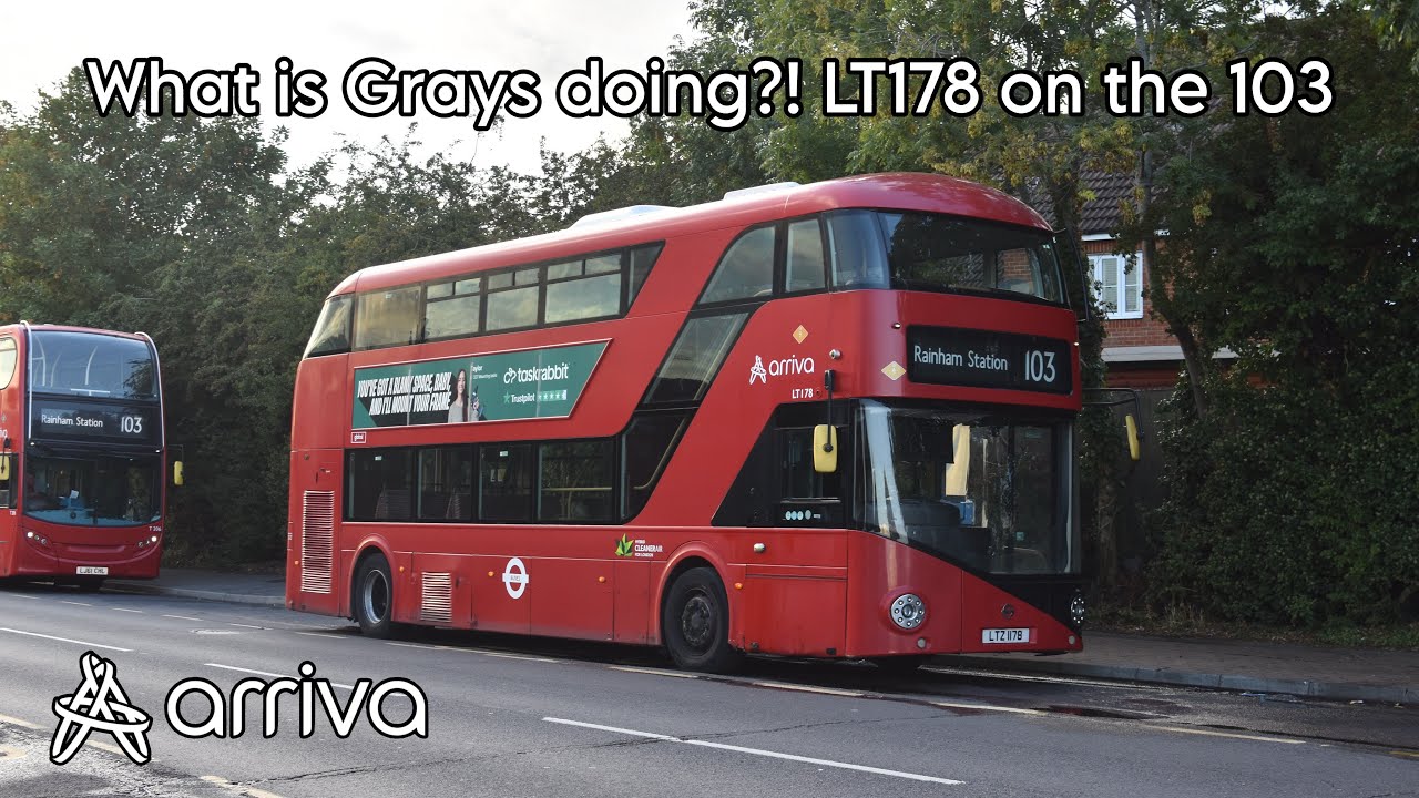 Rare | Journey On TfL Route 103 | Arriva London LT178 - LTZ1178 - Wrightbus New Routemaster.