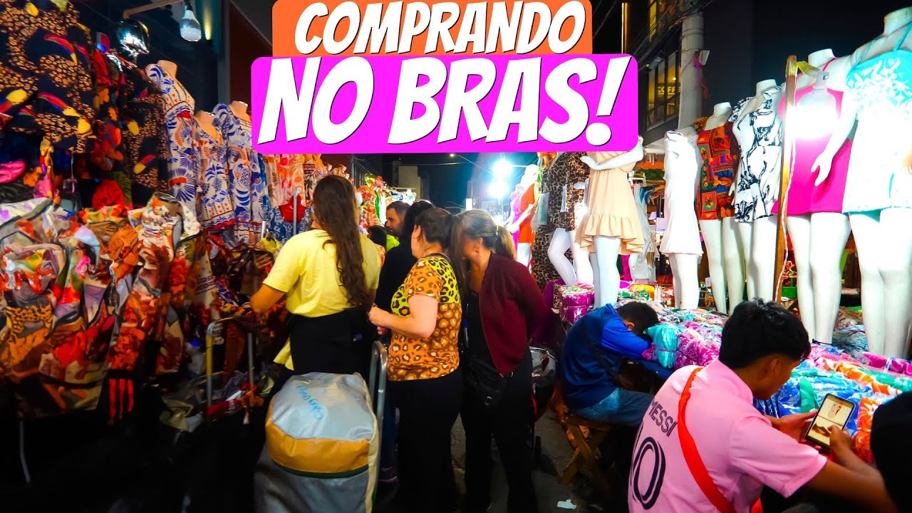 COMPRANDO NA FEIRINHA DA MADRUGADA DO BRÁS EM SÃO PAULO!