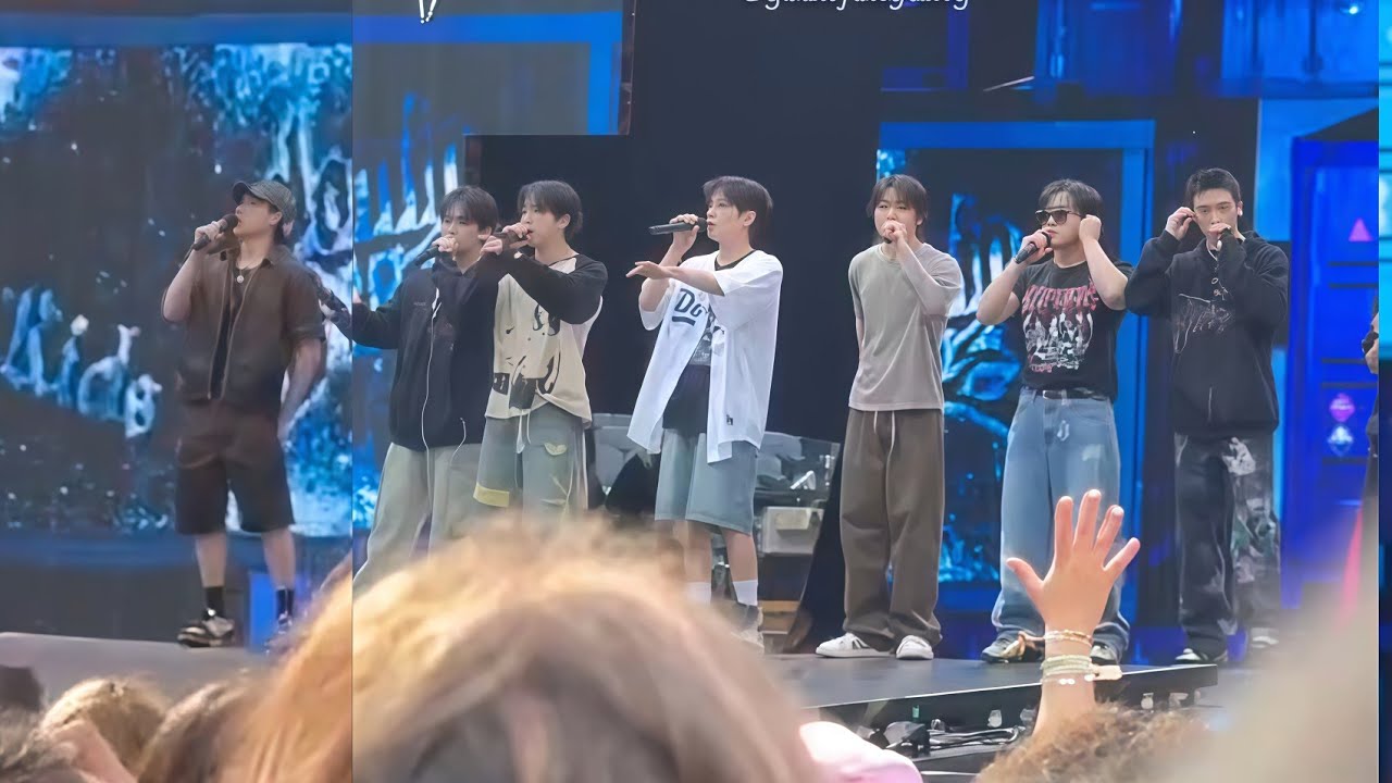 StrayKids Soundcheck For dominATE Concert In Los Angeles today